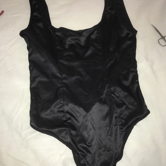 Free People Faux Leather Bodysuit - Picture 5 of 10